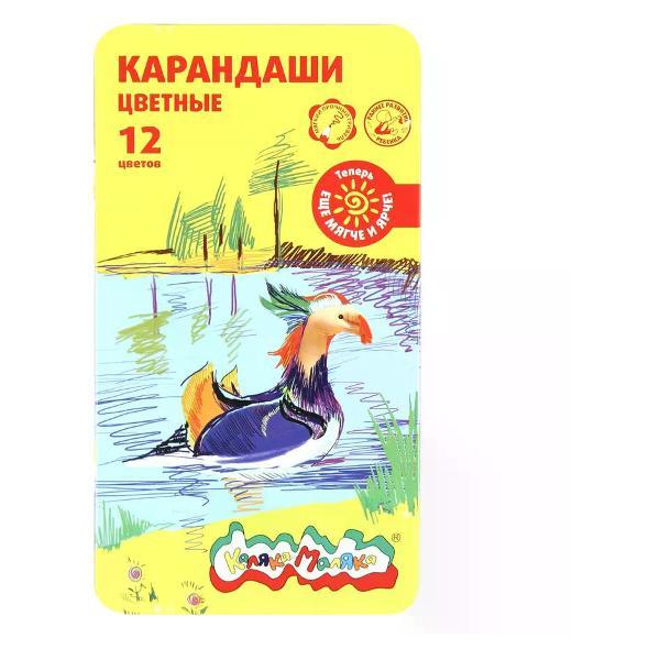 Изображение товара Карандаш КАЛЯКА-МАЛЯКА Карандаши цветные 12 цветов Изображение товара Карандаш КАЛЯКА-МАЛЯКА Карандаши цветные 12 цветов