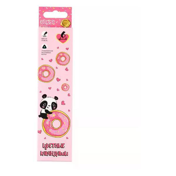 Изображение товара Карандаш Brigfut Карандаши цветные 6 цветов