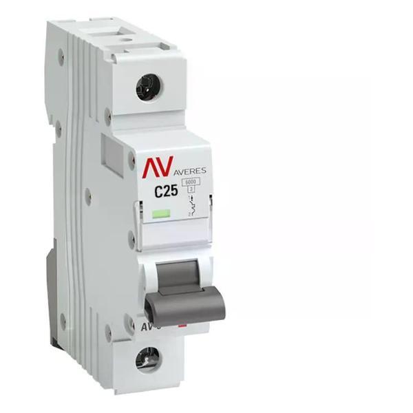 Изображение товара Автоматический выключатель EKF Выключатель автоматический 1п 6 кА 25 А C