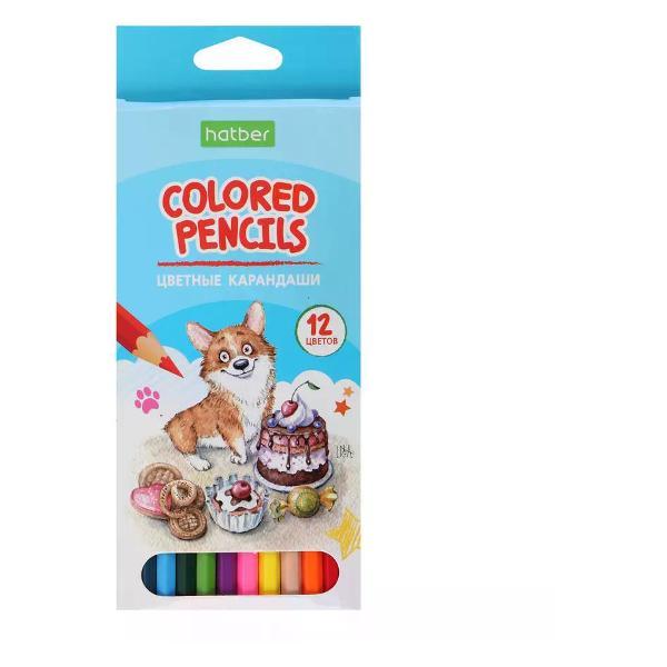 Изображение товара Карандаш Hatber Карандаши цветные 12 цветов