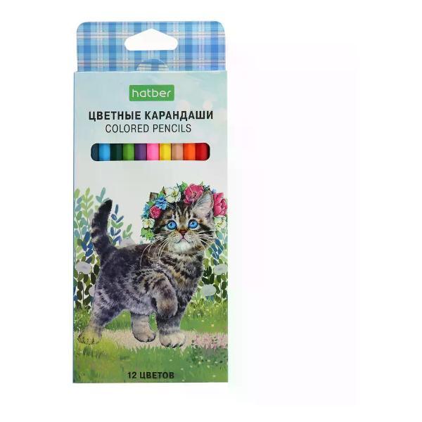 Изображение товара Карандаш Hatber Карандаши цветные 12 цветов