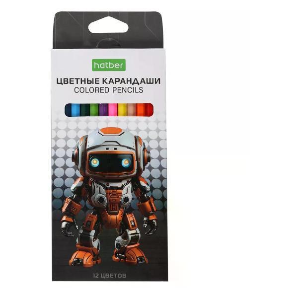 Изображение товара Карандаш Hatber Карандаши цветные 12 цветов