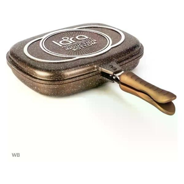 Изображение товара Сковорода Lara Сковорода гриль LR02-221 CHOCO с антипригарным покрытием