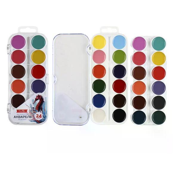 Изображение товара Краска штемпельная Луч Краски акварельные для рисования