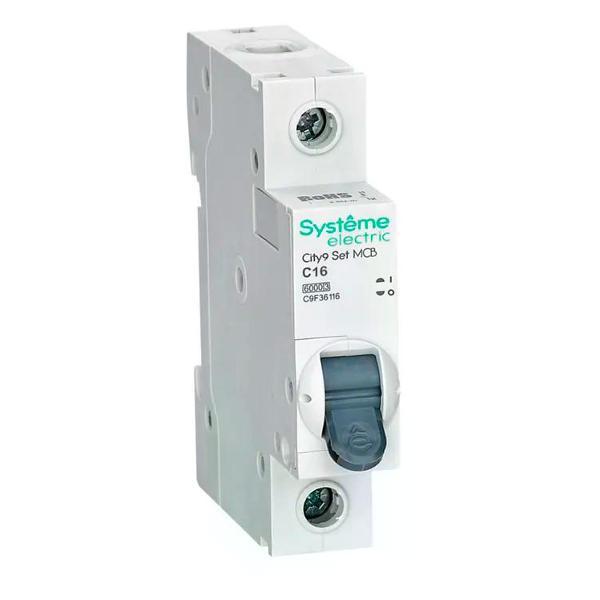 Изображение товара Автоматический выключатель Systeme Electric Выключатель автоматический 1п 6 кА 16 А C