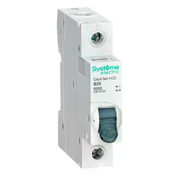 Изображение товара Автоматический выключатель Systeme Electric Выключатель автоматический 1п 6 кА 25 А B