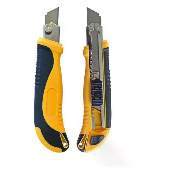 Изображение товара Нож монтерский NO NAME Нож строительный Biber 50119 усилен. с доп. кр. фикс