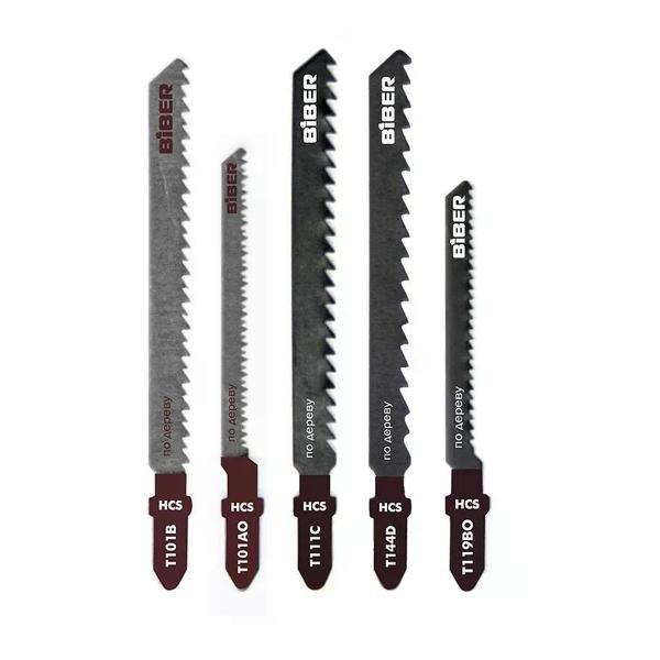 Изображение товара Пилка для лобзика Biber Полотна по дереву для лобзика 5 шт.