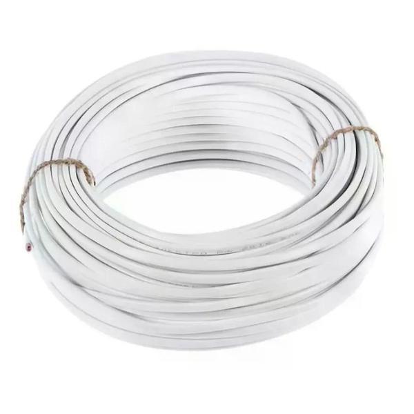 Изображение товара Наушники проводные NO NAME Провод ШВВП 2х0,5 мм#, белый (бухта-100 п.м.) ГОСТ 7399-97