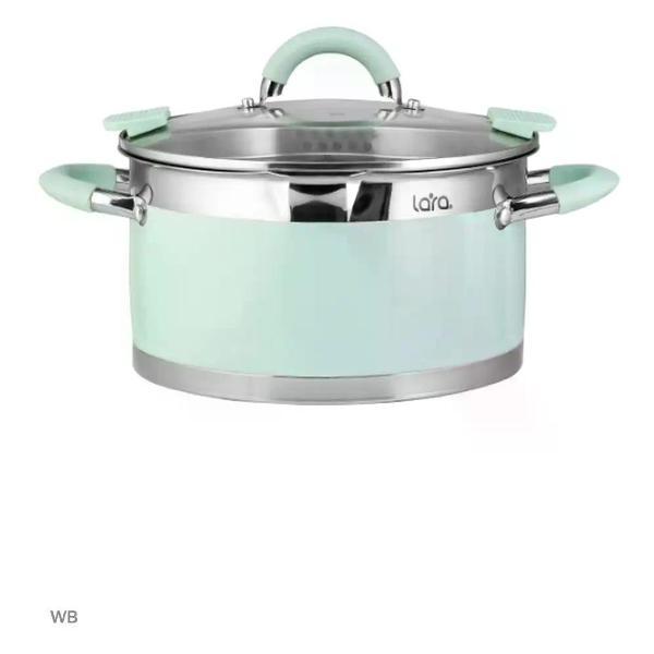 Изображение товара Кастрюля Lara Кастрюля с крышкой LR02-545/7,2 литра/для всех видов плит