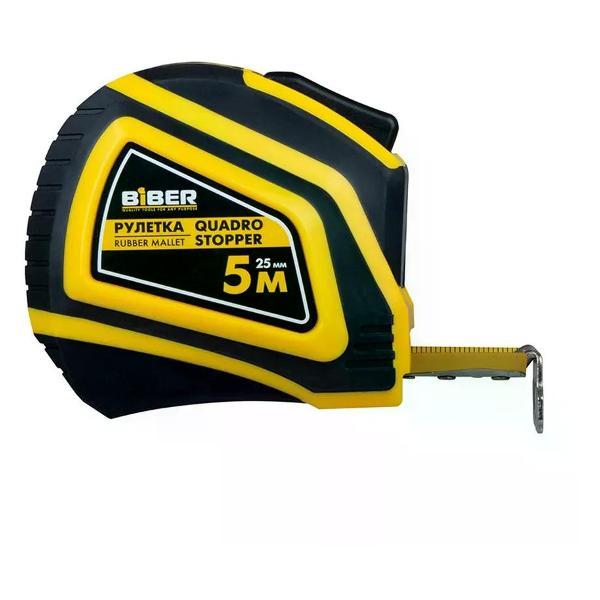 Изображение товара Дальномер лазерный и рулетка NO NAME Рулетка Biber 40136 Quadro Stopper Профи, автофиксация 5