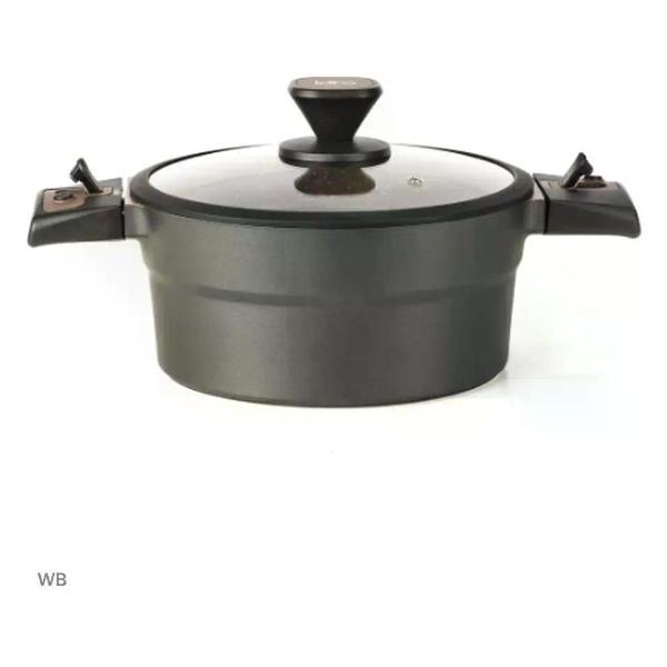 Изображение товара Кастрюля Lara Кастрюля LARA Monaco CHOCO 2,5л