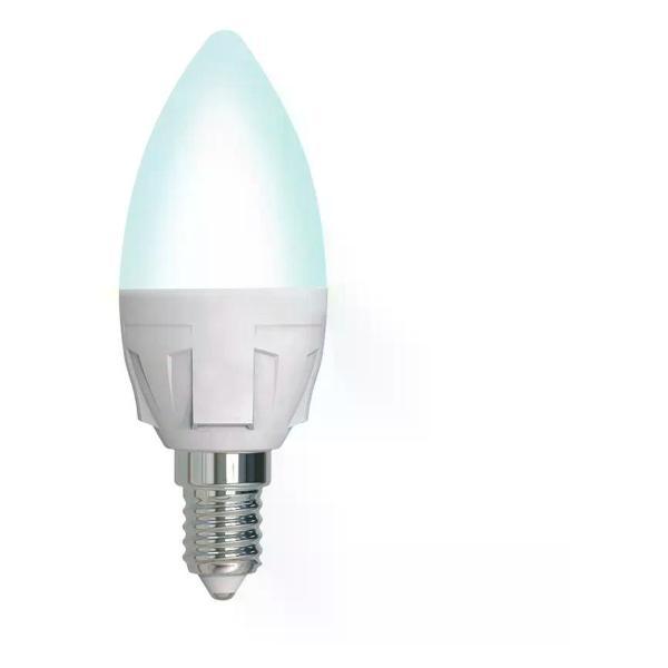 Изображение товара Умная лампочка Uniel Светодиодная лампа диммируемая 7 Вт Е14/B дневной свет