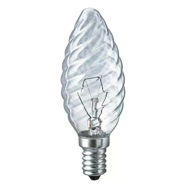 Изображение товара Умная лампочка Navigator Лампа накаливания 60 Вт E14/В витая свеча прозрачная