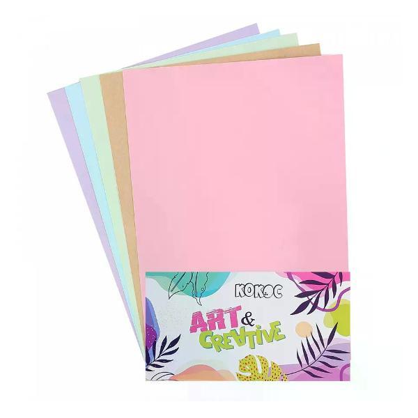 Изображение товара Цветная бумага Brigfut Набор цветной бумаги 5 цветов