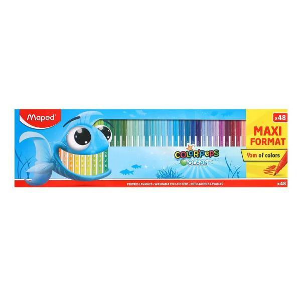Изображение товара Фломастер MAPED Фломастеры на водной основе 48 цветов