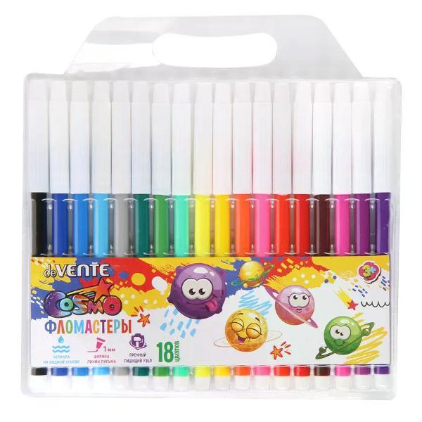 Изображение товара Фломастер NO NAME Фломастеры на водной основе 18 цветов