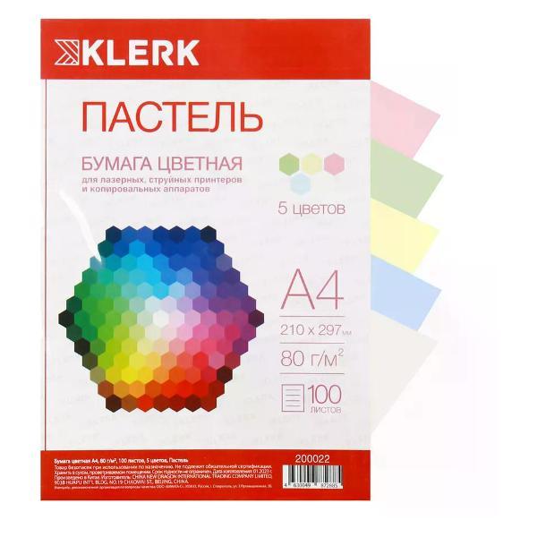 Изображение товара Бумага для оргтехники Mondi Бумага цветная для принтера А4 100 листов, 5 цветов