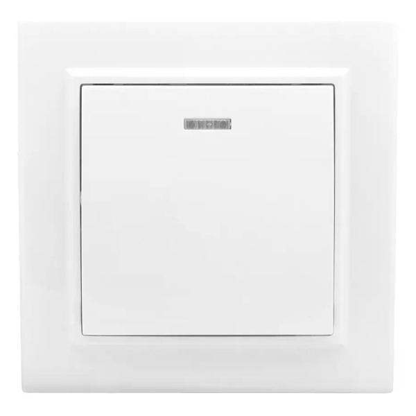 Изображение товара Выключатель механический EKF Выключатель одноклавишный с подсветкой