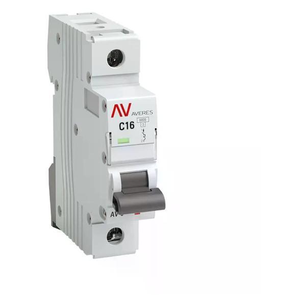 Изображение товара Автоматический выключатель EKF Выключатель автоматический 1п 6 кА 16 А C