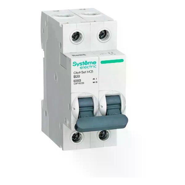 Изображение товара Автоматический выключатель Systeme Electric Выключатель автоматический 2п 6 кА 20 А B