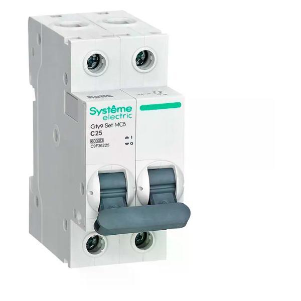 Изображение товара Автоматический выключатель Systeme Electric Выключатель автоматический 2п 6 кА 25 А C