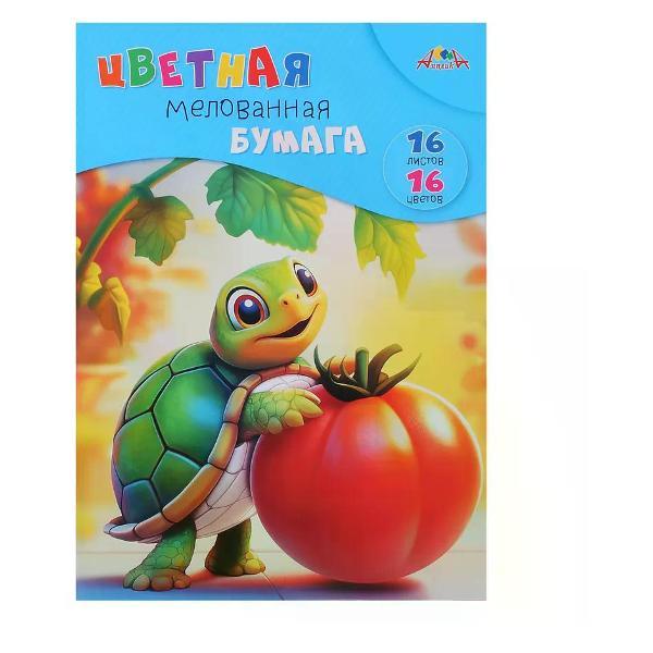 Изображение товара Цветная бумага АппликА Набор цветной бумаги 16 цветов