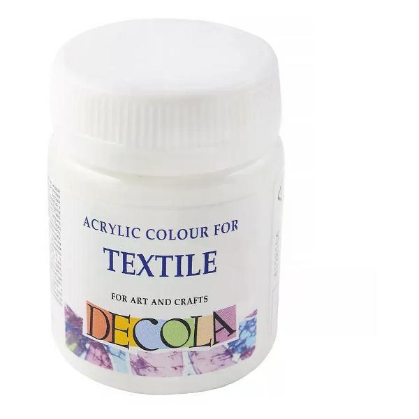 Изображение товара Краска для ткани Невская палитра Краска для ткани акриловая цвет белый