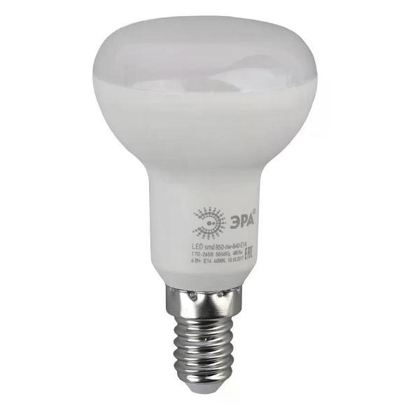 Изображение товара Умная лампочка ЭРА Светодиодная лампа 6 Вт Е14/R50 теплый свет