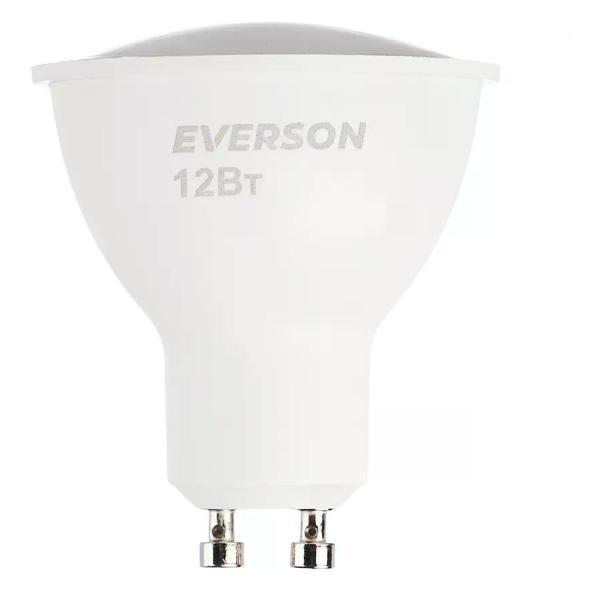 Изображение товара Умная лампочка EVERSON Светодиодная лампа 12 Вт GU10 дневной свет