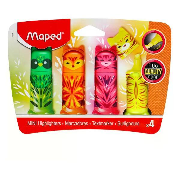 Изображение товара Маркер Hatber Набор перманентных маркеров 4 шт 1-5 мм