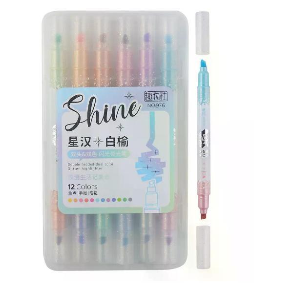 Изображение товара Маркер Hatber Набор перманентных маркеров 6 шт 1-5 мм