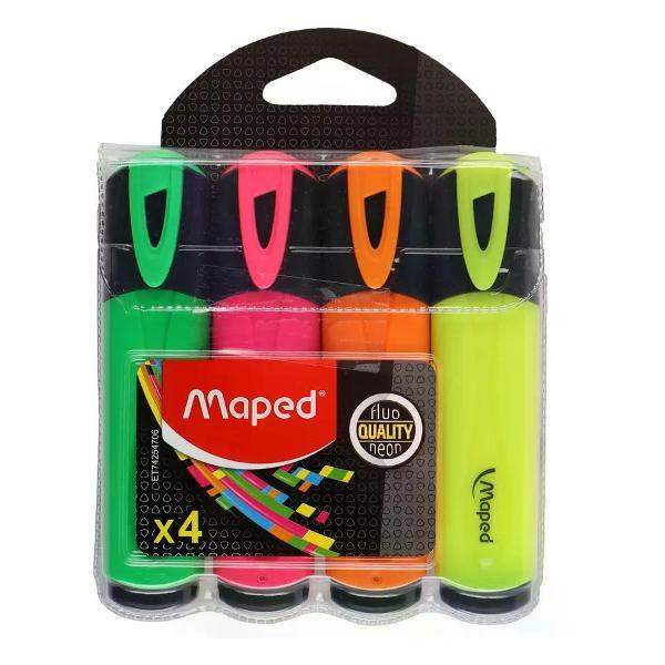 Изображение товара Маркер Hatber Набор перманентных маркеров 4 шт 1-5 мм