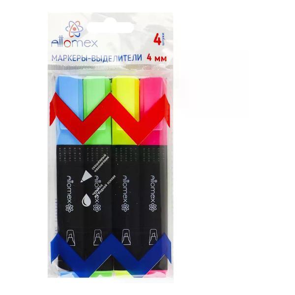 Изображение товара Маркер Hatber Набор перманентных маркеров 4 шт 1-4 мм