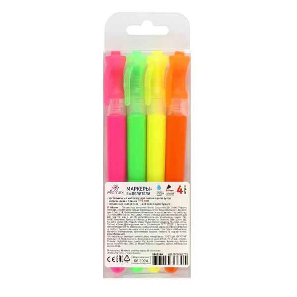 Изображение товара Маркер Hatber Набор перманентных маркеров 4 шт 1-4 мм