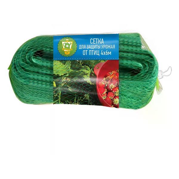 Изображение товара Укрывной материал нет бренда Сетка для защиты урожая 4х6 м