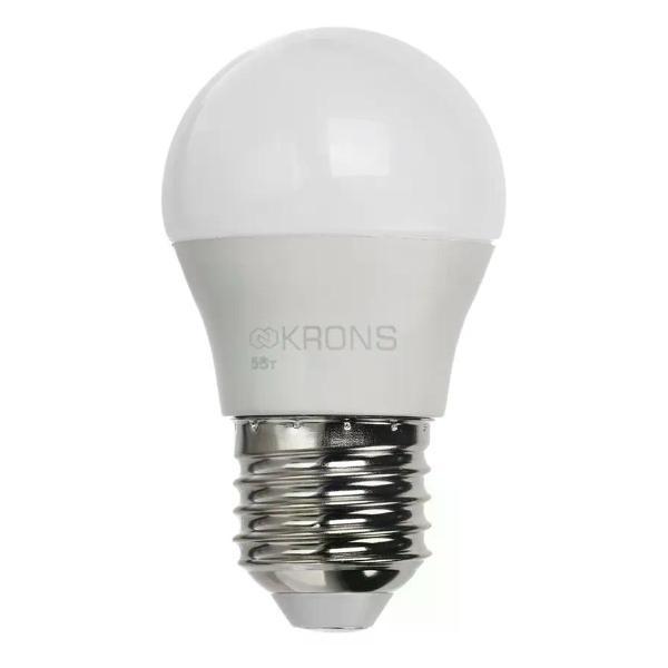 Изображение товара Умная лампочка KRONS Светодиодная лампа 5 Вт Е27/Р холодный свет