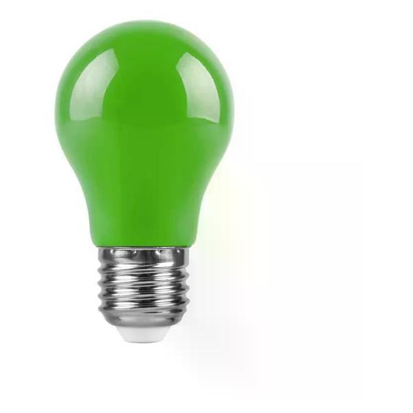 Изображение товара Умная лампочка NO NAME Светодиодная лампа груша 3 Вт E27/А зеленая матовая