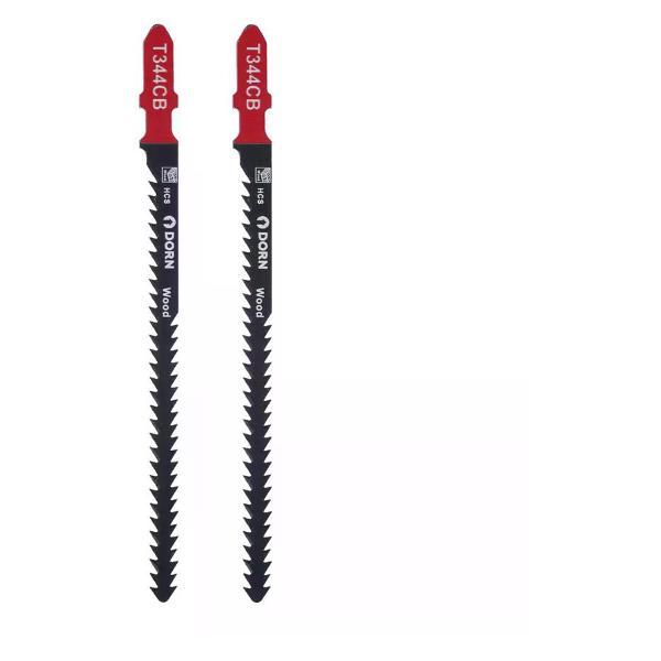 Изображение товара Пилка для лобзика DORN Пилки для электролобзика по дереву 116 мм 2 шт