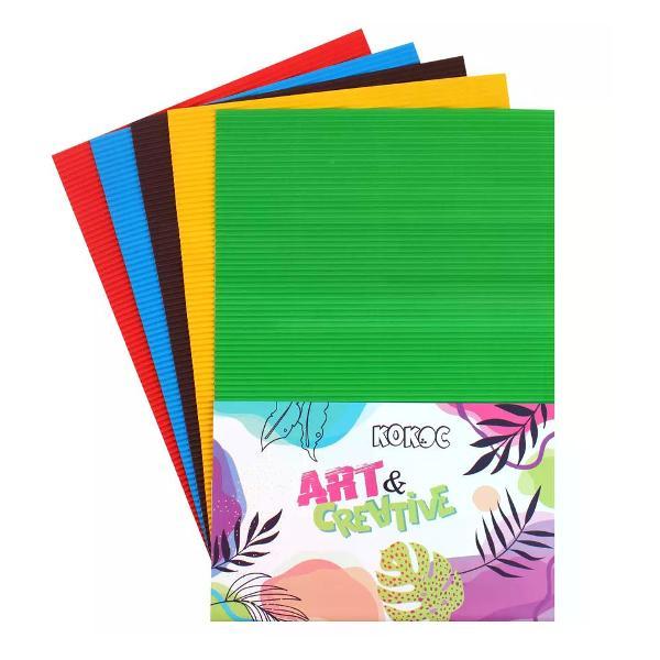 Изображение товара Картон Brigfut Цветной картон 5 цветов