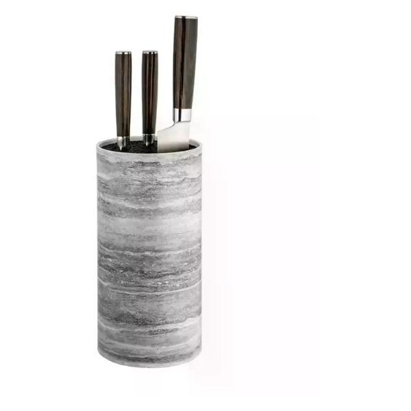 Изображение товара Подставка для ножей Lara LR05-103 LARA Gray Подставка для ножей круглая Soft touch