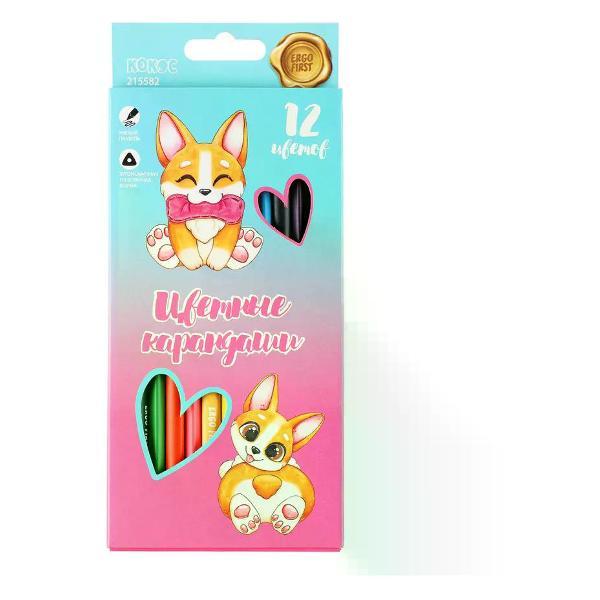 Изображение товара Карандаш нет бренда Карандаши цветные 12 цветов