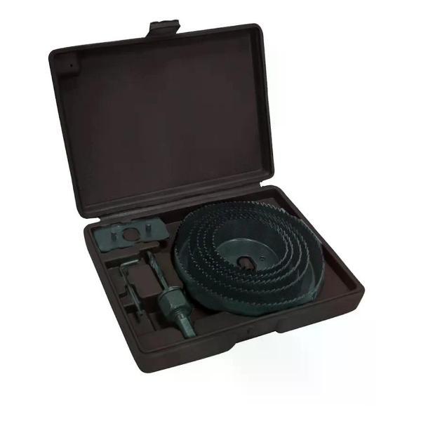 Изображение товара Коронки Biber Набор кольцевых пил коронок 71312 64-127 мм в кейсе 8 шт.