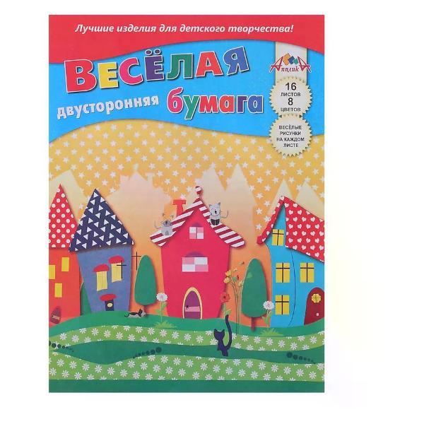 Изображение товара Цветная бумага АппликА Набор цветной бумаги 8 цветов