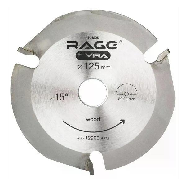 Изображение товара Диск пильный Rage Диск отрезной по дереву by Vira 3Т 125x22.2x4 мм Изображение товара Диск пильный Rage Диск отрезной по дереву by Vira 3Т 125x22.2x4 мм