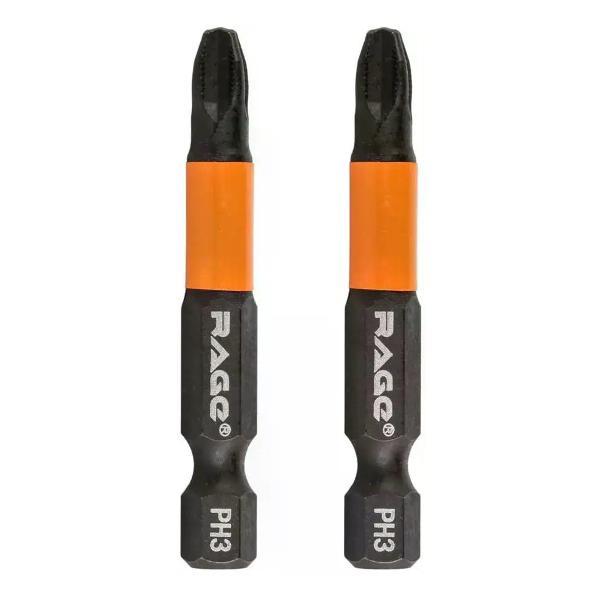 Изображение товара Шуруповерт Rage Бита магнитная 554156 PH3x50 мм, 2 шт.