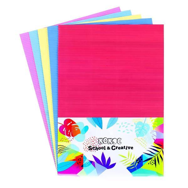 Изображение товара Картон Brigfut Цветной картон 5 цветов