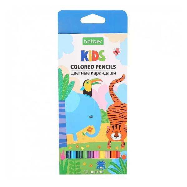 Изображение товара Карандаш Hatber Карандаши цветные 12 цветов