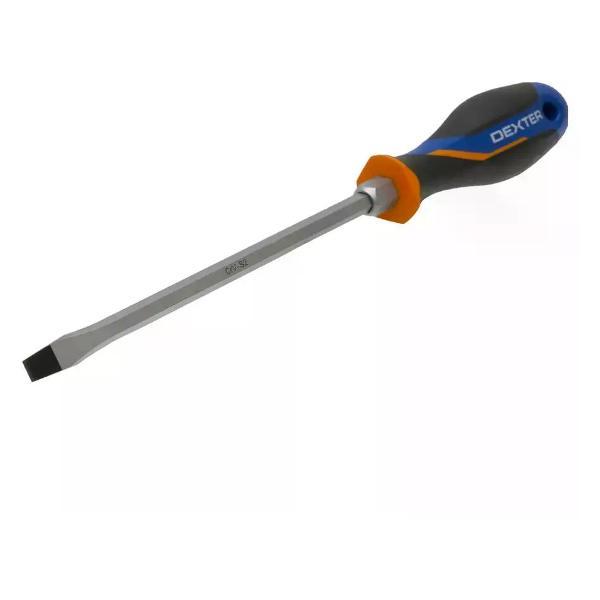 Изображение товара Отвертка Dexter Отвёртка шлицевая SL8x200 мм