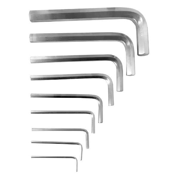 Изображение товара Ключ гаечный ВИХРЬ Набор ключей имбусовых шестигранных 1.5-10 мм, 9 предметов